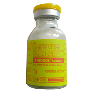 Thiosol Sodium 1g Thiopentone Injection Ip
